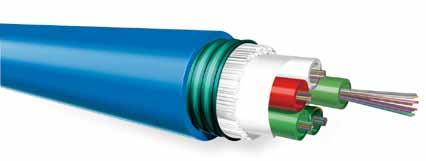 FO cables Indoor/outdoor use The colour of the jacket in the picture is purely informative A-D(ZN)(SR)H FO cables - Loose Multitube - metallic armour - LSZH jacket IEC 60794-1-2 IEC 60793 IEC