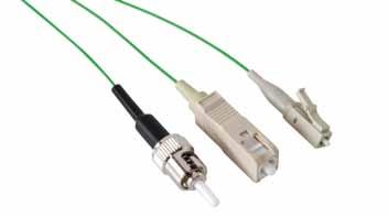 Characteristics Connection Cable Fiber Insertion loss Length ST, SC, LC Simplex Tight Buffered Single-mode or multimode 0,2 db 2 mt Reference standards