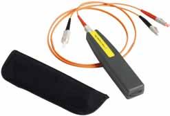 Fiber optic cables termination kit Accessories Fiber stripper Fiber fault locator Multi purpose stripper to remove: cable jackets of 2,5mm diameter optical fibers cladding of 600/900 µm optical