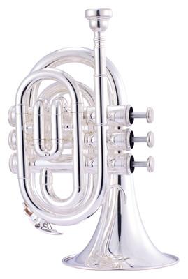 The JP901 B b features a French Horn shank and is supplied with a JP Mouthpiece and fabric carry case.