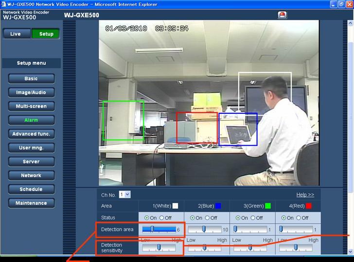 Intelligence Video Motion Detection VMD is