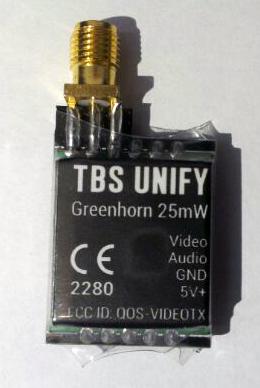 TBS UNIFY 5G8 200mW 32ch Video Tx High quality, long range, micro video transmitter Revision 2015-07-13 The TBS Unify is a new line of video transmitters, optimized for compatibility across multiple