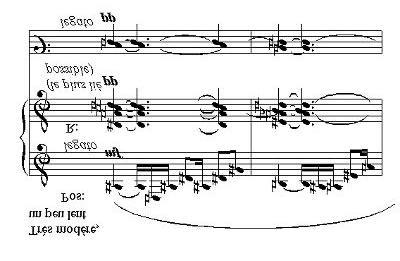 enhance, we are faced with nothing more than an aural effect. Similarly, Messiaen also uses a combination of a 16-foot stop (which sounds an octave lower than written) and very high mutations.