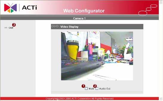 (1) Web Configurator Step1. Connect the video server s Audio-in and Video-in to respective devices. Step 2. Login Web Configurator andthen Video Setting page. Make sure it is using TCP2.0 protocol.