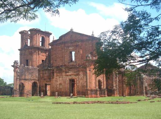 Spirit: Meaning adapted to Place 7 Figure 5. Ruins of the Jesuit missions of São Miguel das Missões, Brazil.