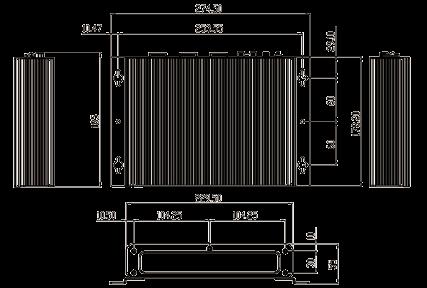 Dimensions VWBOX-114 1 x LED