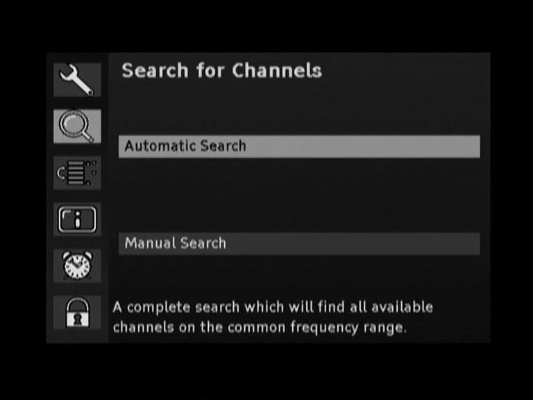 5 Press the OK button to store the channel at the desired position. Deleting channels in the favourite list 1 Highlight the channel you want to delete by using the arrow buttons or.