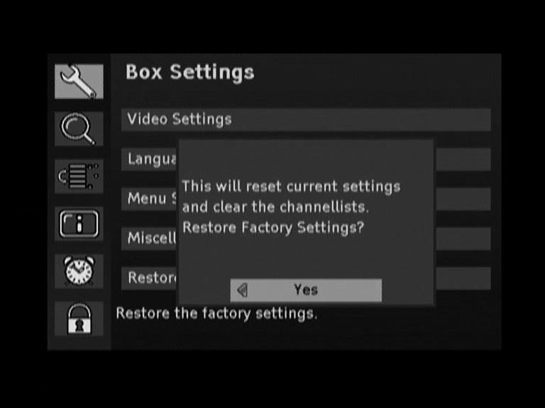 Miscellaneous functions Restoring default settings You can reset the device to default settings. In doing so, the individually composed favourites list is deleted.