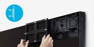 Similarly, the IF Series displays Contents Management Device Management foster more convenient, quick-turn maintenance by making rear display components fully accessible without removal or