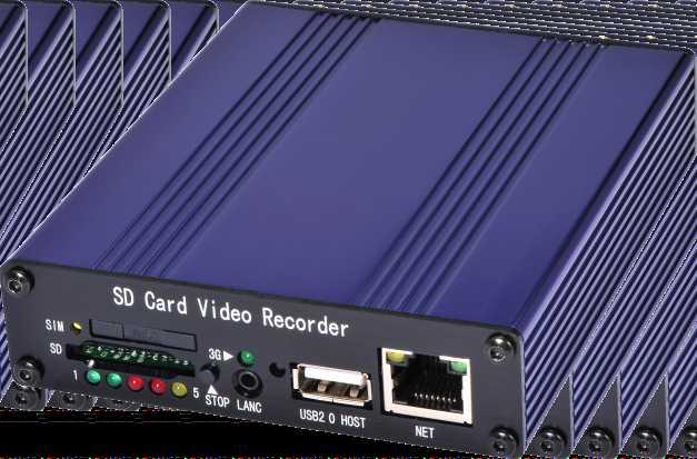General Introduction The SDVR series m digital video recorder is a compact, full-featured recording system that uses a SDXC card