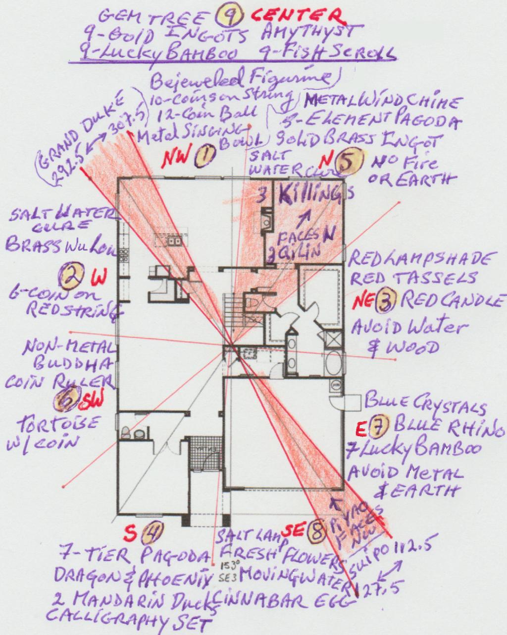 4 Work With Your Floor Plan and Use an Accurate Compass As you read through the following recommendations, it may be easier to do so with an accurate floor plan of your home or office in front of you.