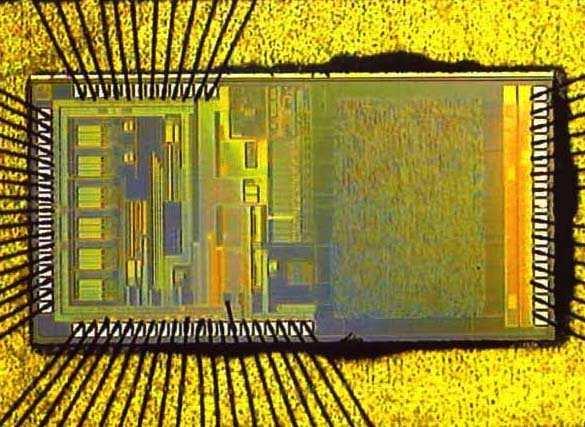 developed. The component is only 1.2 mm high. An illustration can be found in fig. 13. B. GOL chip The GOL is a serializer chip which complies to either 8b/10b encoding or to the Glink standard.