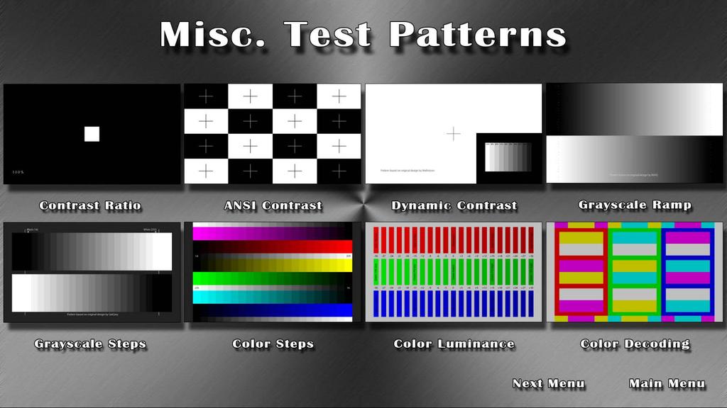 Misc. Test Patterns The Misc.