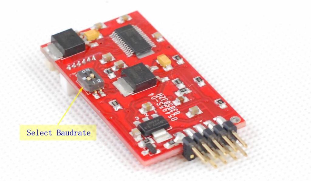 Selecting appropriate baudrate for TeleFlyOSD Since the output data rate of different GPS may be different, it is necessary to set the baudrate of the TeleFlyOSD communication port directed to the