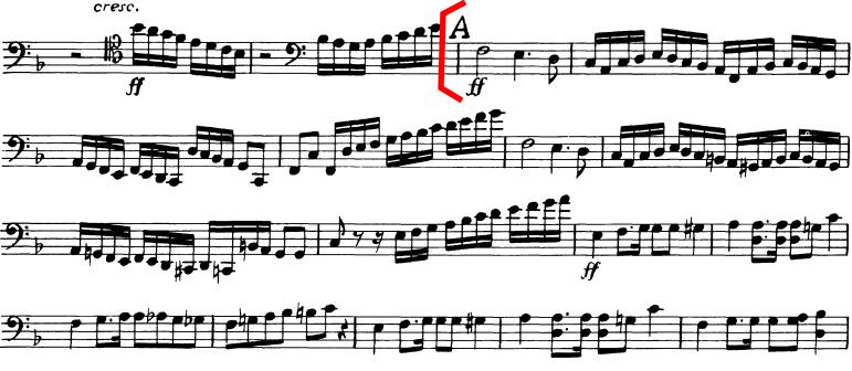 Set 2 Cello Page 3 of 3 Symphony No. 4 in F minor, Op.