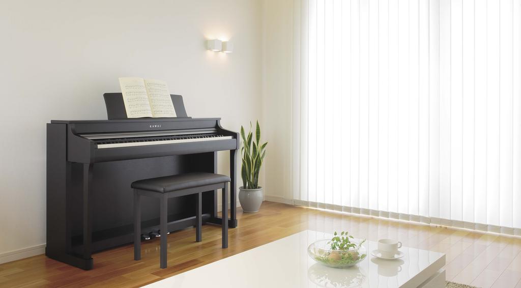 Authentic Touch, Beautiful Sound, Inspiring Features, Renowned Quality. the new standard in digital piano value and performance.