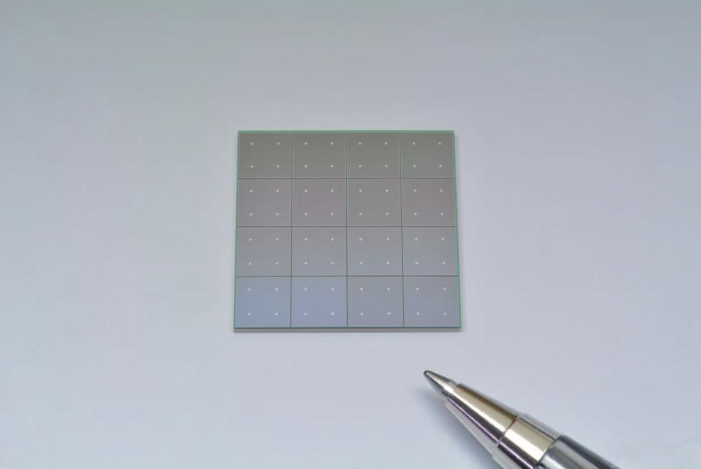 MPPC (Multi-Pixel Photon Counter) arrays MPPC arrays in a chip size package miniaturized through the adoption of TSV structure The is a MPPC array for precision measurement miniaturized by the use of