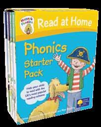 Rad at Hom: Phonics Startr Pack Boxd st including six colourful storybooks packd
