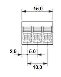 Internal connector Plug with spring clamp Plug