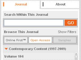 SpringerLink ejournals 10 Journal Features ❷