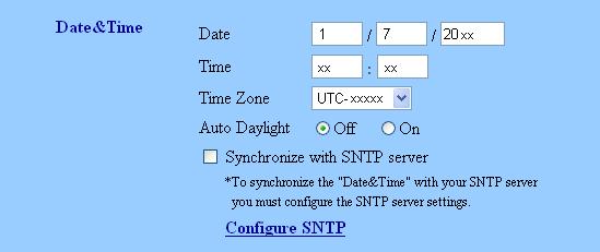 Gestionarea pe web Synchronizing Interval (Interval sincronizare) Introduceţi intervalul orar pe care doriţi să îl sincronizaţi cu serverul (de la 1 la 168 ore).