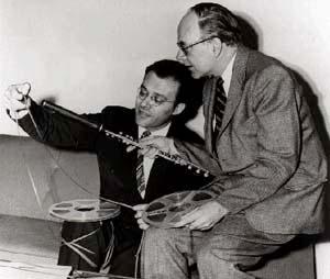 Page 6 of 7 Figure 4. Photo with Vladimir Ussachesky (left) and Otto Luening (right) showing flute and tape used in the 1952 MoMa concert in New York City.