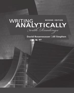 the process of analysis and synthesis is a vehicle for original and well-developed ideas.