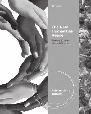COMPOSITION Readers: Thematic: Contemporary Issues The New Humanities Reader, International Edition, Fourth Edition Richard E.