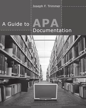 COMPOSITION Research Guides NEW! A Guide to APA Documentation Joseph F.