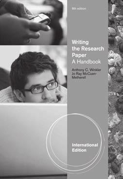 This ideal tool for anyone writing research papers across the disciplines offers straightforward explanations, annotated examples, and margin notes designed to help writers compose properly