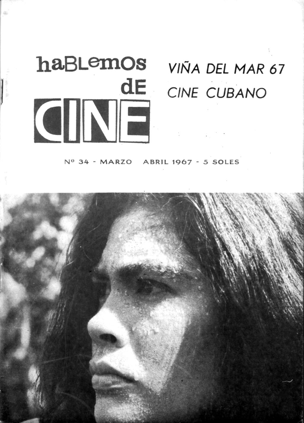 Latin American Dis/Connections 99 Figure 9: Cover of Hablemos de cine 34