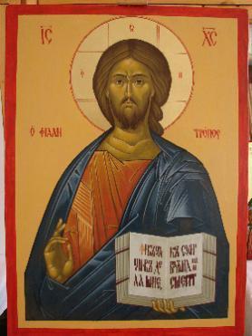 8 Saint Luke the Evangelist, 2007 miniature painted by postgraduate student