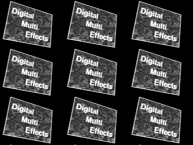 Multi Move Shrinks the image and lines up a number of copies vertically and horizontally.