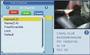 CHANNEL the channel will be skip while user change channel in the full screen. (OSD 14). OSD 14 3.1.4 MOVE 1.