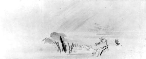 210 JOAN O MARA Figure 9.5 Bashp, Solitary Traveler in the Rain; detail from Handscroll of Travel Sketches, ink on paper, 22.5 517 cm, Kakimori Bunko, Itami.