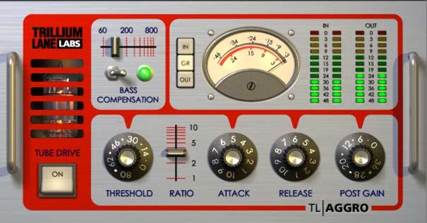chapter 4 TL Aggro Introduction TL Aggro is a TDM and RTAS compressor plug-in that is modeled on vintage FET compressors.
