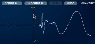 Committing triggers with Listen enabled is useful for making sure that specific triggers are always at the desired location for example, with sounds that do not have clear attack transients, you can
