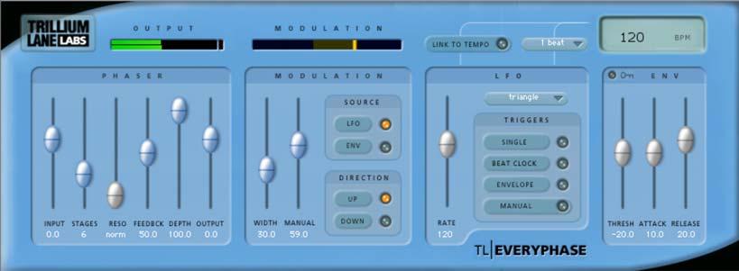chapter 7 TL EveryPhase Introduction TL EveryPhase is a TDM and RTAS 18-stage analog modeled phaser effects plug-in designed to reproduce classic phaser effects as well as creating exciting new