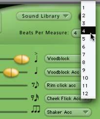 If Link Status is set to Transport+Tempo, TL Metro uses the Pro Tools session s Meter track and the Beats Per Measure selector is unavailable.