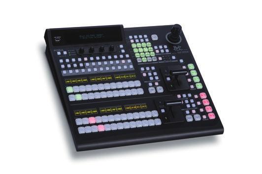 This switcher is more powerful and easier to use, while maintaining all of the highly acclaimed functionality of the HVS- series.