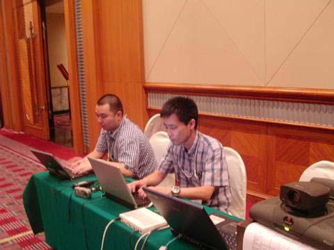 Picture taken at:the venue in Bangkok Engineers on preparation