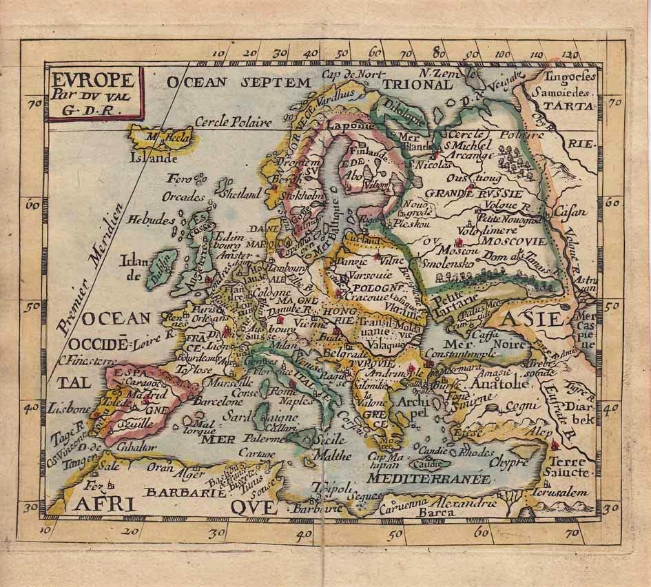 La Géographie universelle. Paris, Pierre Du Val, 1660, 1661.