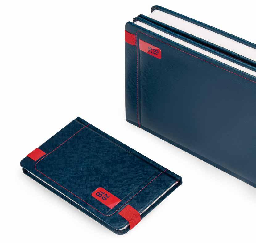 32 2018 Diaries & notebooks Luxury Inverso Striking design An elastic band attached to the front cover gives the diary a unique and eye-catching look