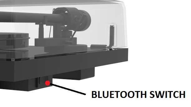 ESSENTIAL III Bluetooth SPECIFIC INFORMATIONS Controls, features and connections 1 ON/OFF SWITCH 2 STEPPED DRIVE PULLEY 3 PHONO/LINE OUTPUT, EARTH CONNECTION 4 BLUETOOTH SWITCH Switching on and off