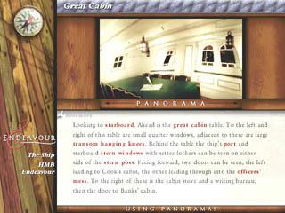 the text. Page: 5 11. The Endeavour CD-ROM also contains a considerable amount of additional information about the voyage, the European travelers and the peoples around the world that Cook visited.