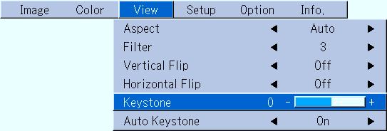 Menu Operation Method Closing the Menu 6 Press the button and close the menu display RGB ENTER VIDEO CANCEL QUICK Q FREEZE MUTE ECO AUTO 1 2 3 4 ASPECT VOL KSTN ZOOM TIMER Selecting Another Menu Name
