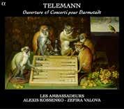New Releases March 2015 Telemann: Ouverture & Concerti pour