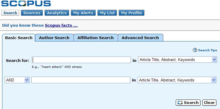 Using Scopus: To begin, click on Author Search. Follow the Author Search steps. Search by last name plus first name or initial.