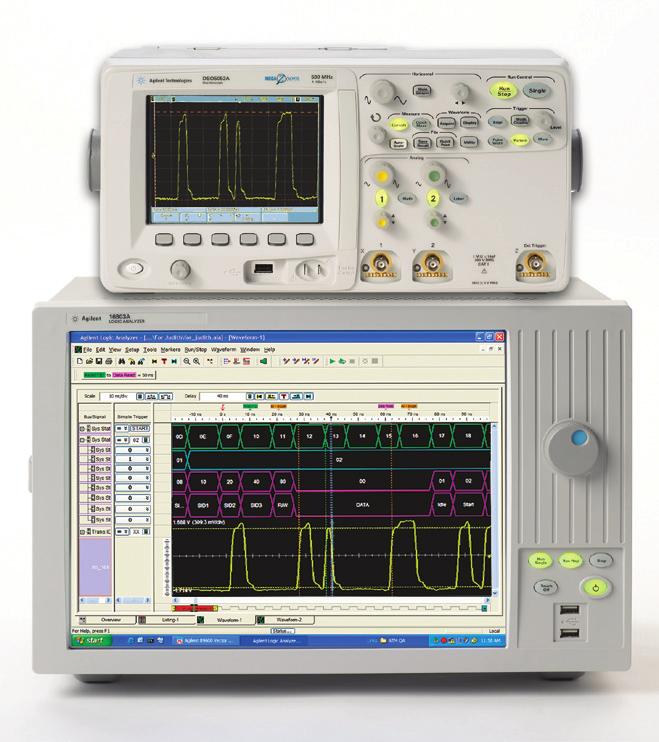 Agilent Remote Front Panel running in a Web browser LXI class C LAN extensions for Instrumentation (LXI) is a standards-based architecture for test systems.