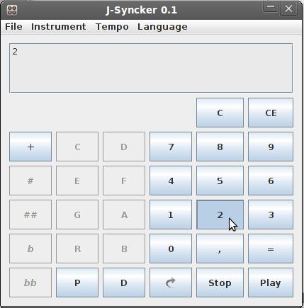 of a specific note. The music buttons allow the user to specify notes and accidents.